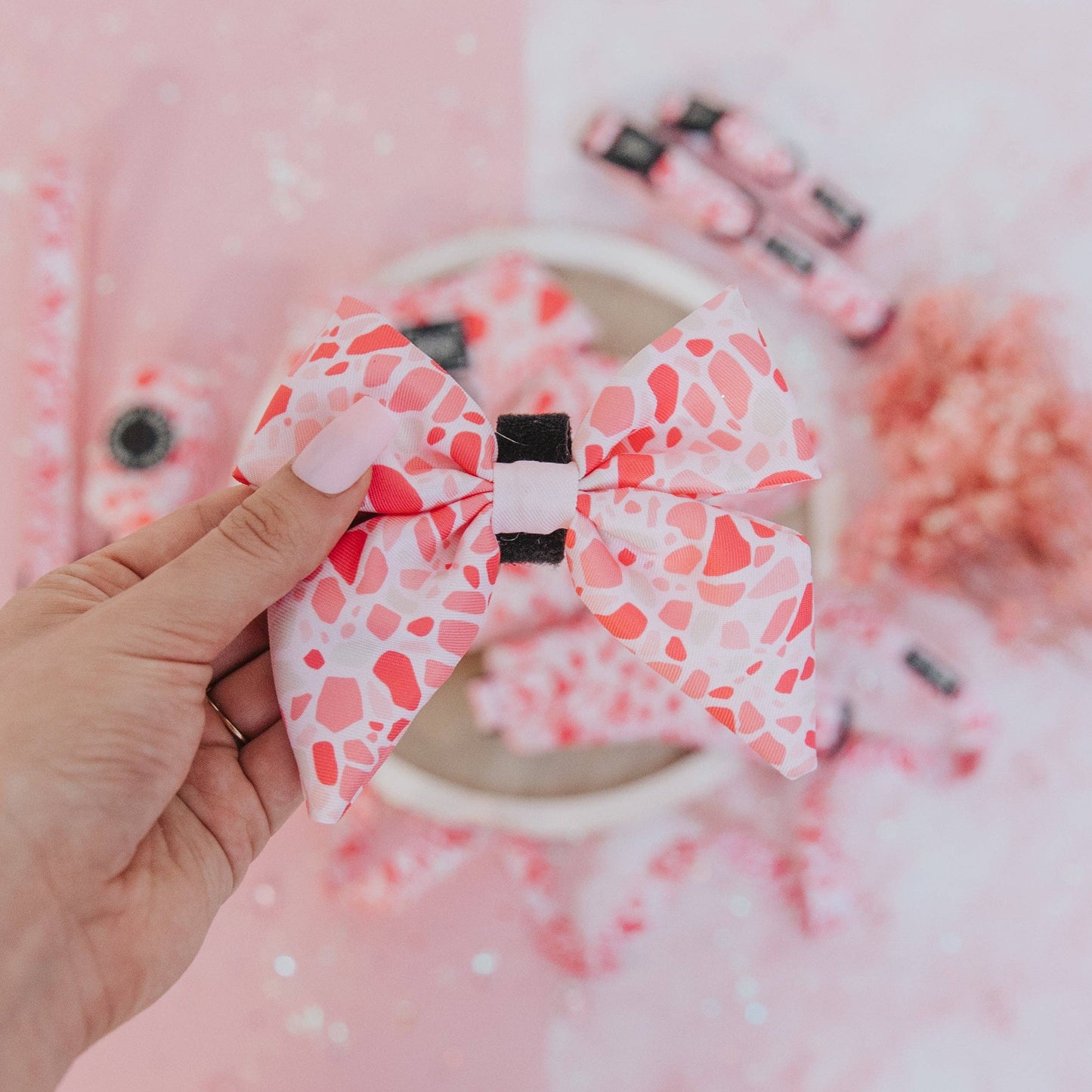 Dog Sailor Bow - Mykonos (Mother's Day)