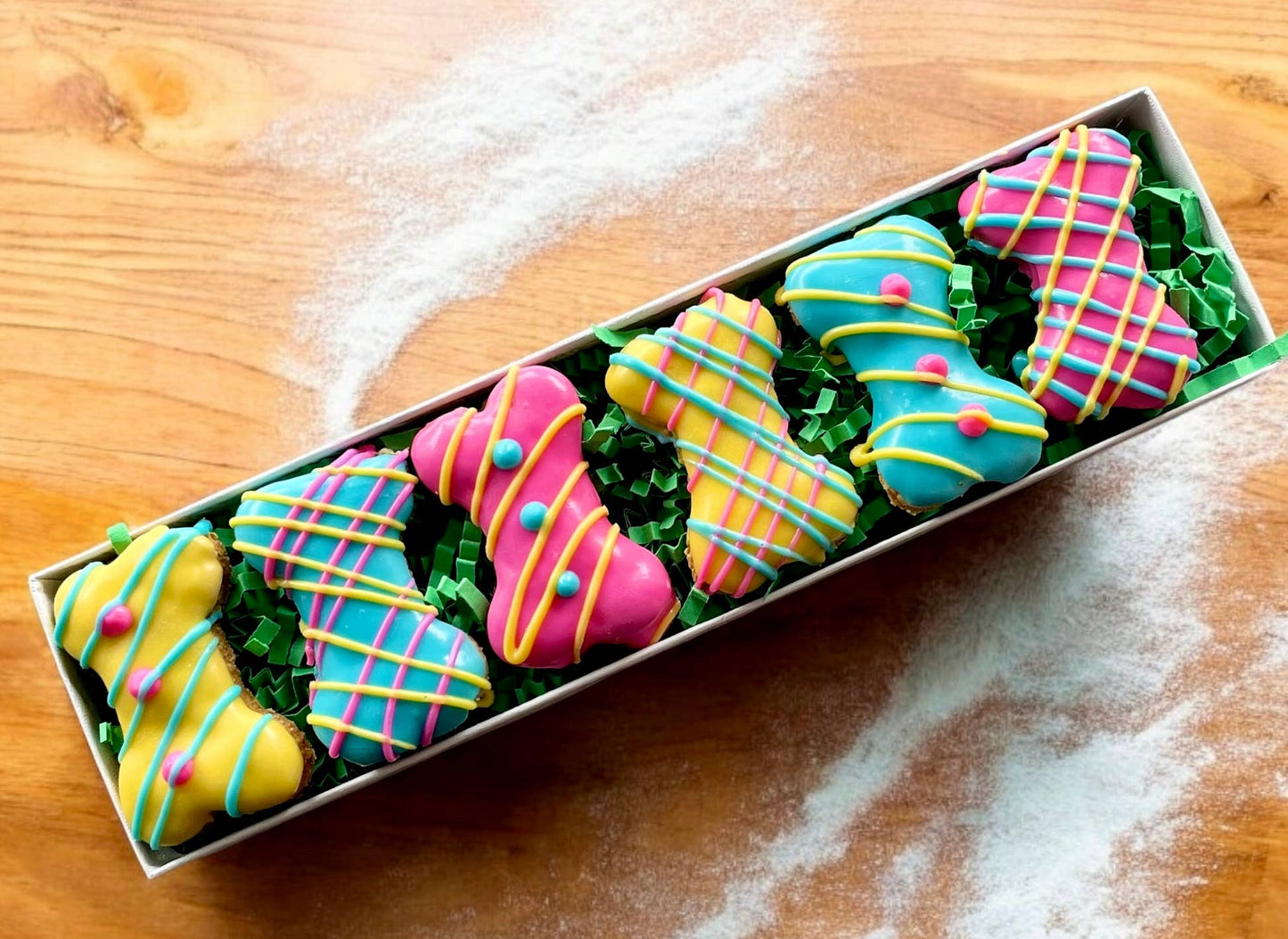 Mini Cotton Candy bones dog treat