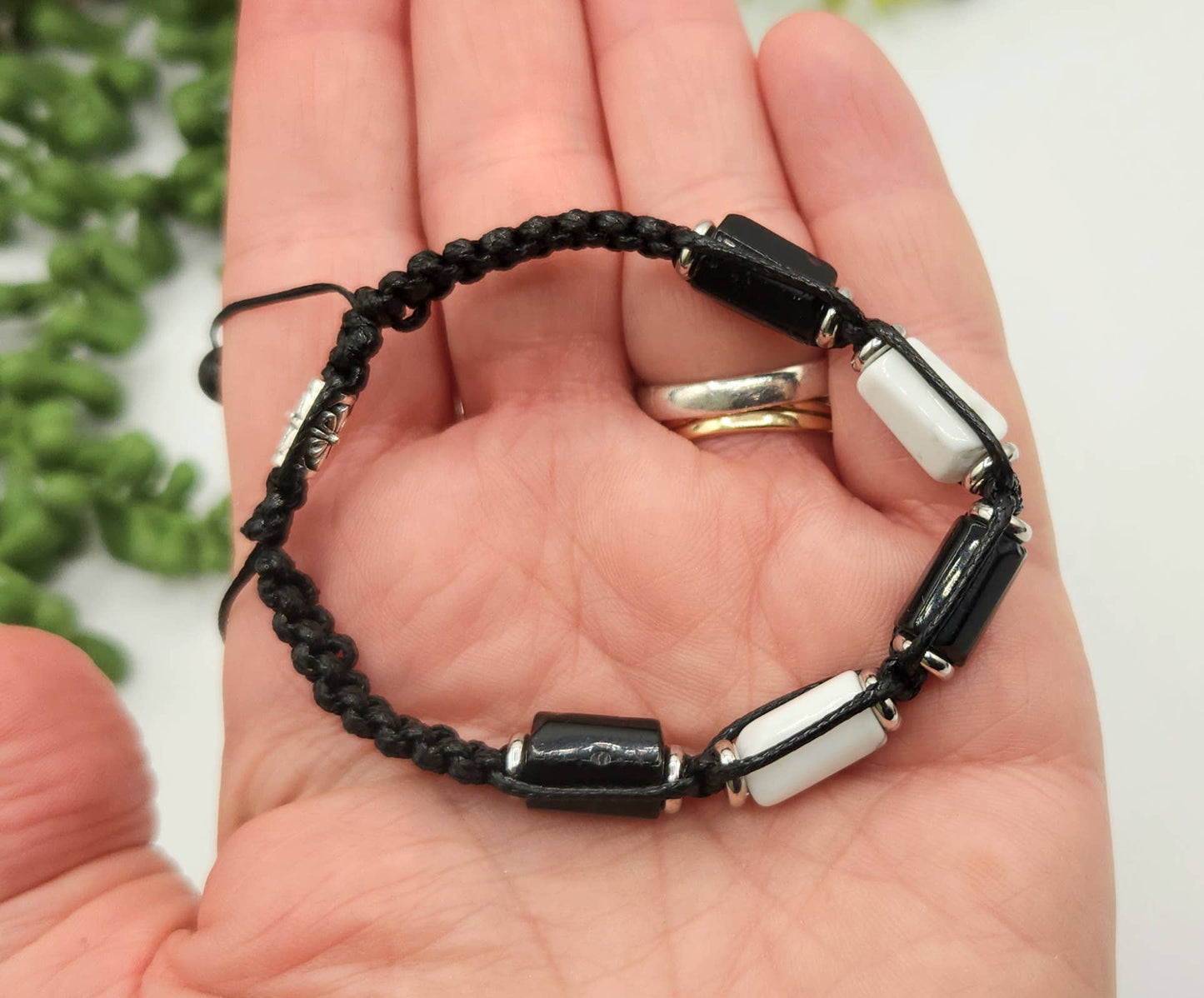 CALM/PROTECTION-Unisex/Men's Adjustable Bracelet 8"-9.5"L : OPTION #1: Bracelets Only
