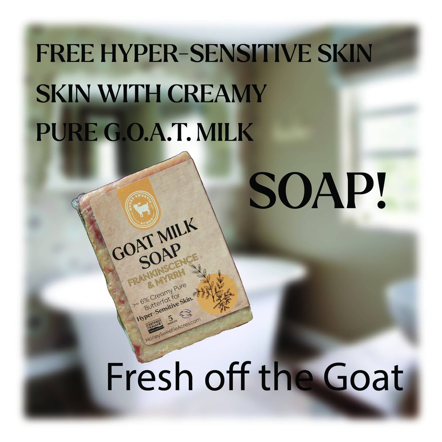 Soap: Frankincense & Myrrh Goat Milk Soap