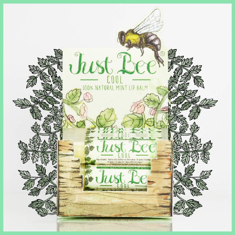Just Bee Cool Lip Balm - Mint: Mint