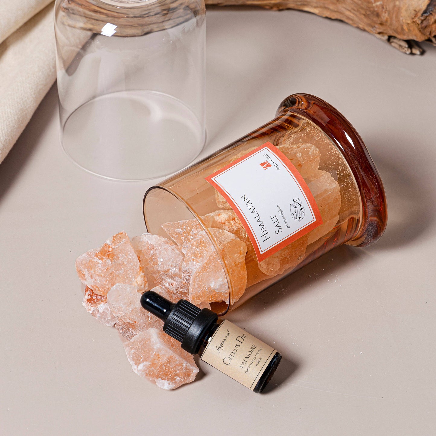 Himalayan Salt Gemstone Diffuser [citrus/jasmine]