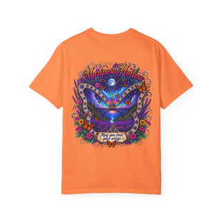 Mariposa Hollow T-Shirt — "May You Find Your Wings" Butterfly Floral Tee