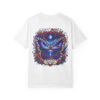 Mariposa Hollow T-Shirt — "May You Find Your Wings" Butterfly Floral Tee