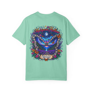 Mariposa Hollow T-Shirt — "May You Find Your Wings" Butterfly Floral Tee