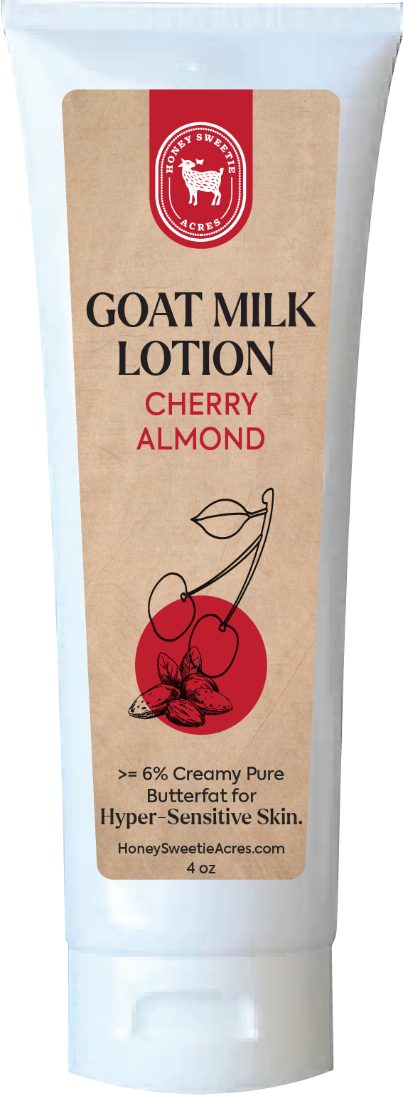 Cherry Almond Goat Milk Lotion - 4 oz