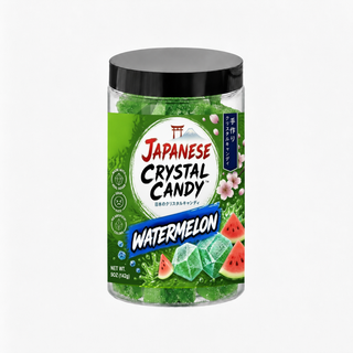 Silk Spin Sugars - Japanese Crystal Candy Jars – Watermelon Flavor