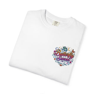 Mariposa Hollow T-Shirt — "May You Find Your Wings" Butterfly Floral Tee