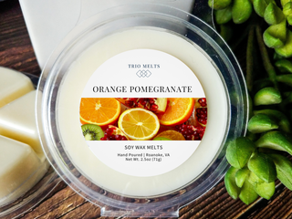 Trio Melts - Orange & Pomegranate Wax Melt