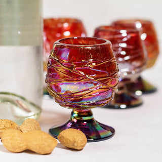 Hand Blown Shot Glasses Mini - 2oz