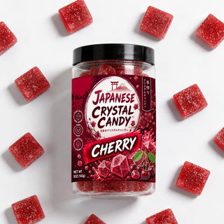Silk Spin Sugars - Japanese Crystal Candy Jars – Cherry Flavor