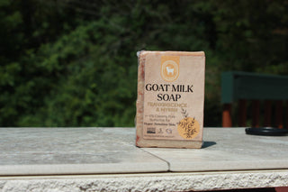 Soap:  Frankincense & Myrrh Goat Milk Soap