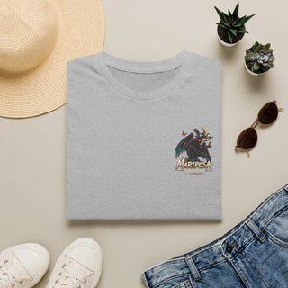 Mariposa Black Moth Tee — Minimal Graphic T-Shirt