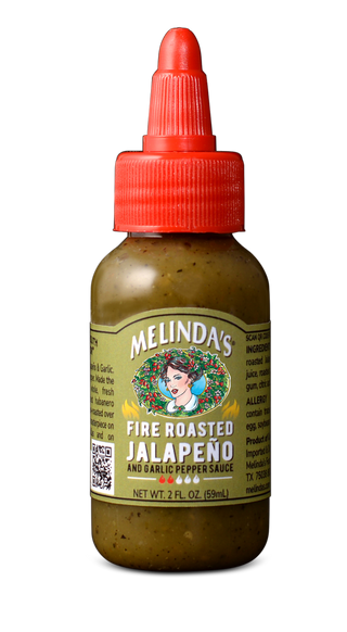Melinda's Mini Fire Roasted Jalapeño Hot Sauce 2oz