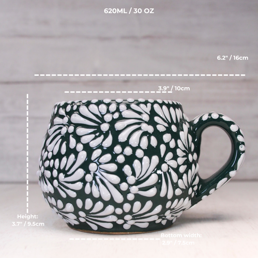 Forest in a Mug - Chocolatera: Green / Ceramic