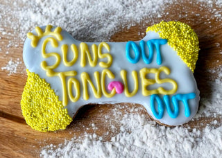 YumYum4DOGS - 6 inch Suns out Tongues out Bone dog treat