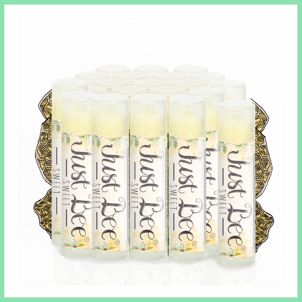 Just Bee Sweet Lip Balm - Natural Honey Lip Balm Refill: Refill