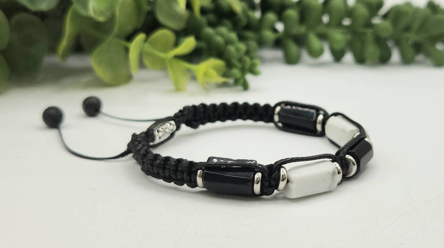 CALM/PROTECTION-Unisex/Men's Adjustable Bracelet 8"-9.5"L : OPTION #1: Bracelets Only
