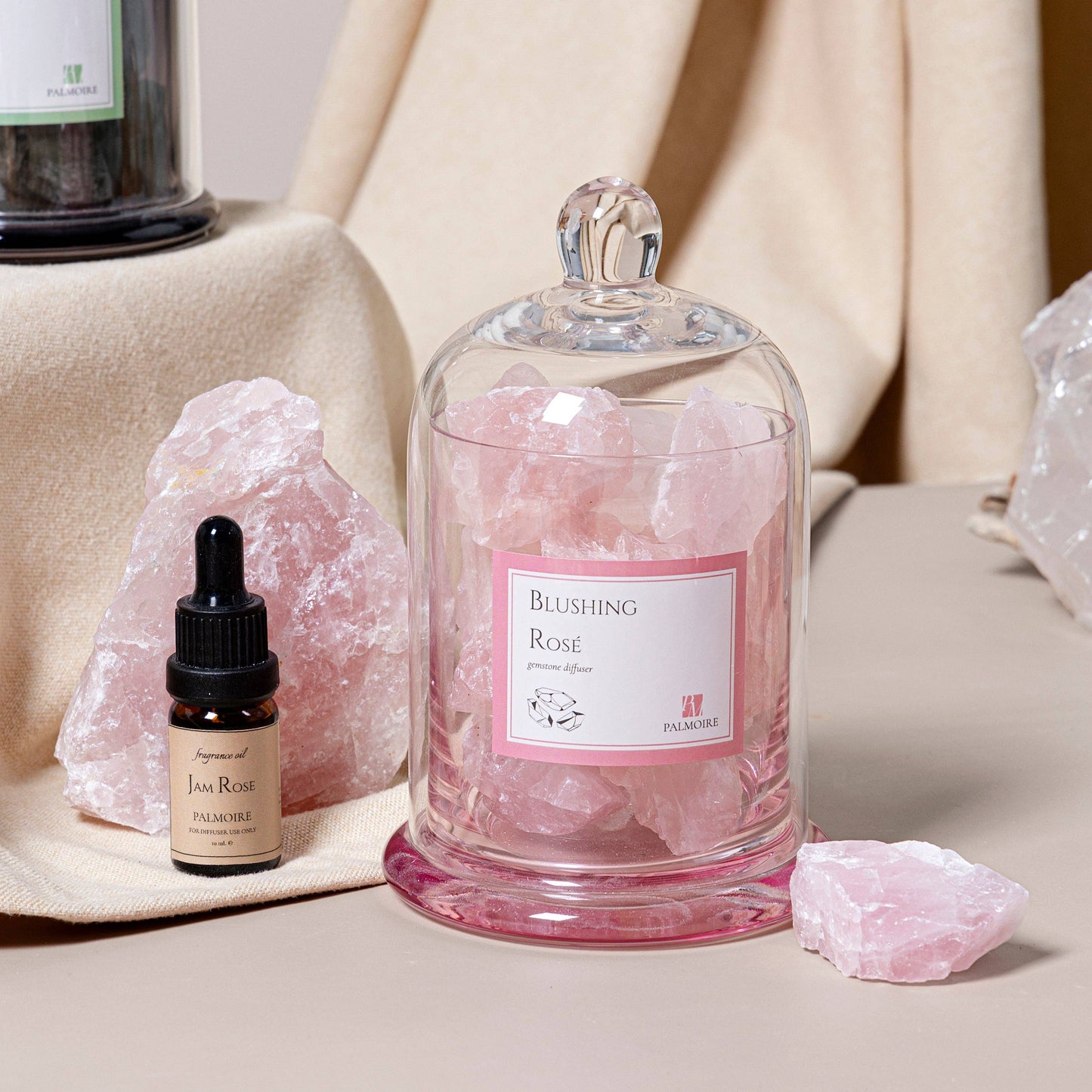 Blushing Rosé Gemstone Diffuser [rose/jasmine]