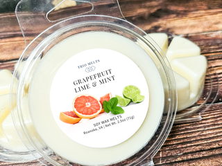 Trio Melts - Grapefruit Lime & Mint Wax Melt