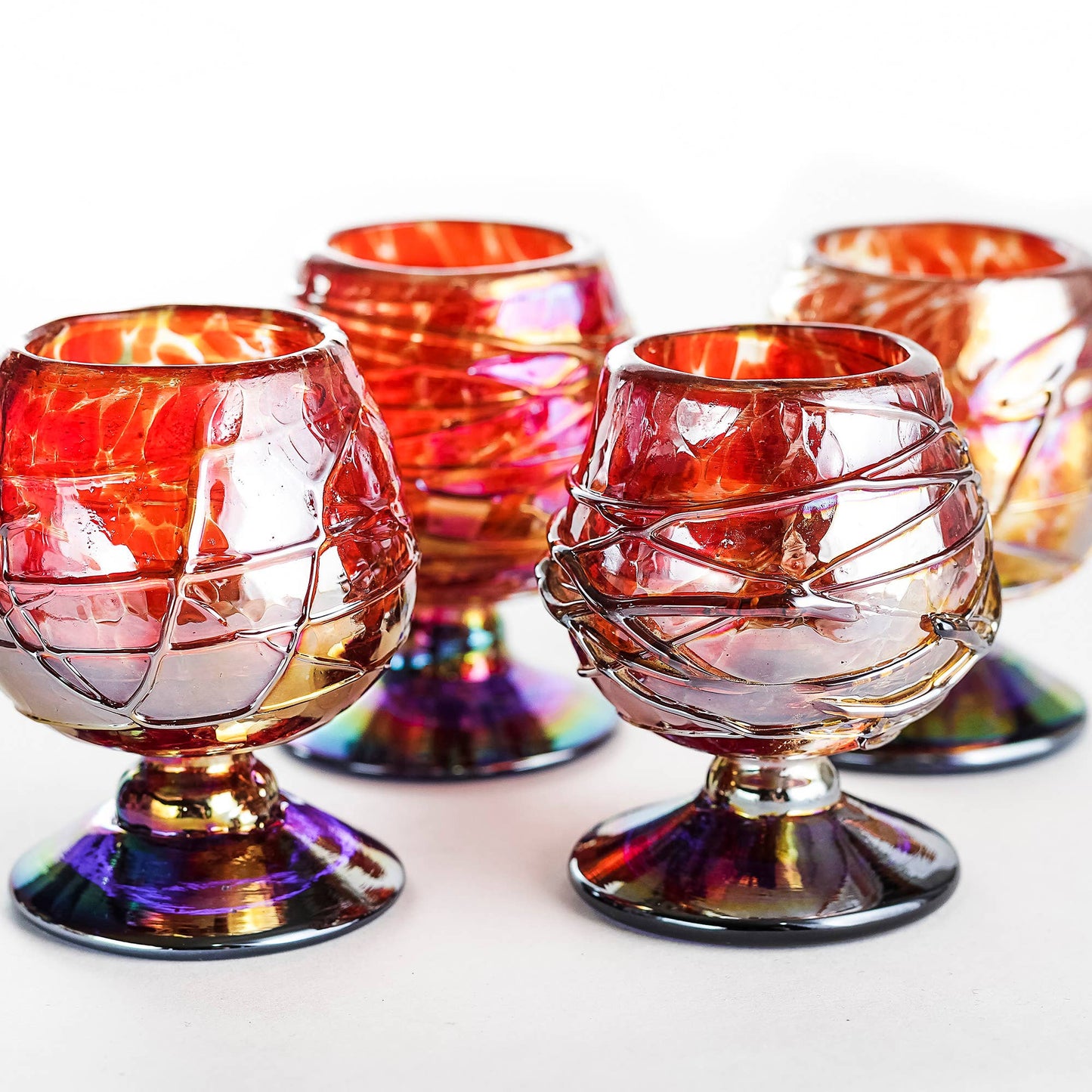 Hand Blown Shot Glasses Mini - 2oz