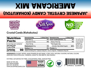Silk Spin Sugars - Americana Crystal Candy (Kohakutou) Rose Treat Box