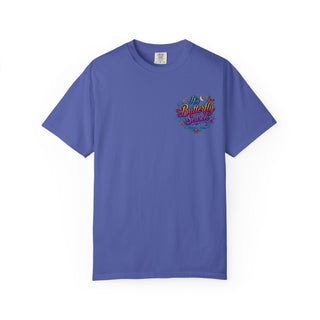 Mariposa Hollow T-Shirt — "May You Find Your Wings" Butterfly Floral Tee