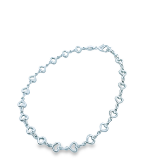 MIA Jewelry - 18K Gold Filled Heart Charm Anklet (E11): Gold