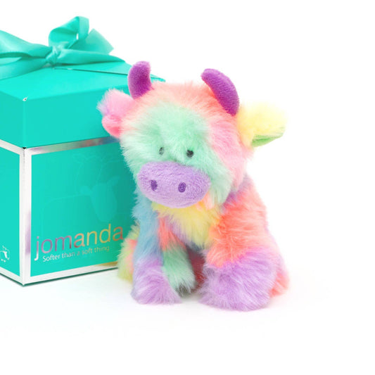 Scottish Highland Cow Mini Rainbow - 13cm
