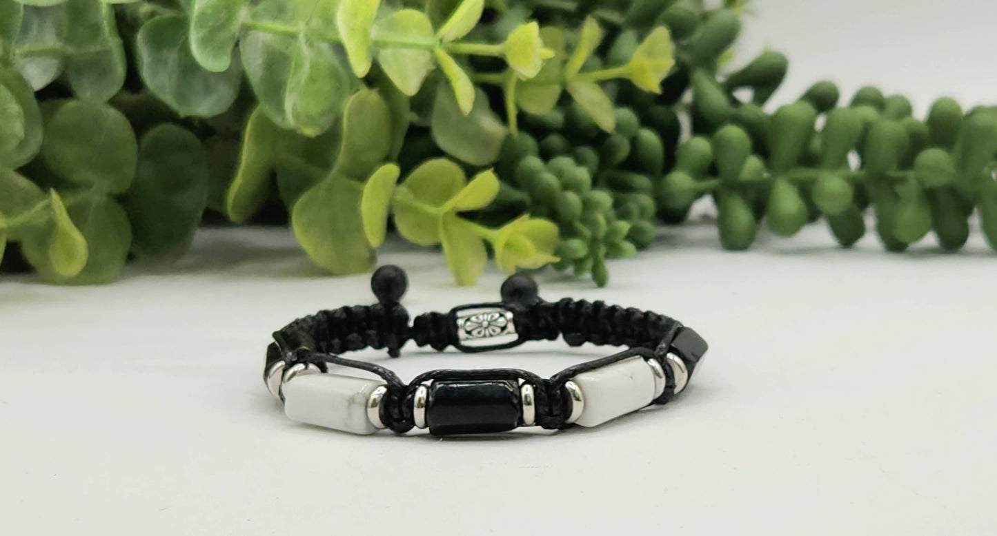 CALM/PROTECTION-Unisex/Men's Adjustable Bracelet 8"-9.5"L : OPTION #1: Bracelets Only