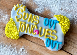 YumYum4DOGS - 6 inch Suns out Tongues out Bone dog treat