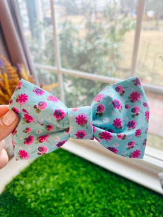 Cherry blossom sailor bow and bow for dogs, adjustable to any size collar: Bowtie (male)