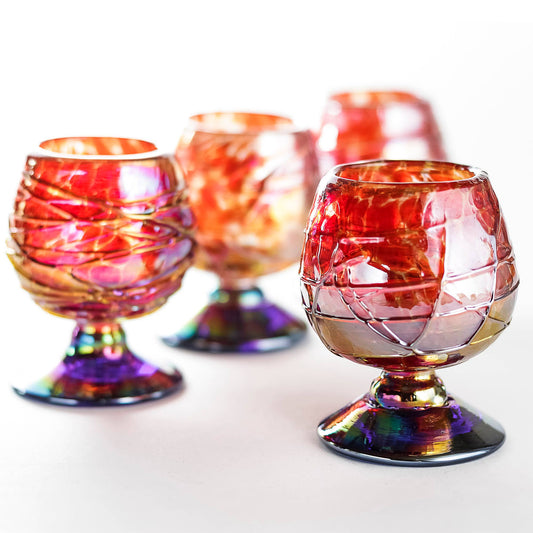 Hand Blown Shot Glasses Mini - 2oz