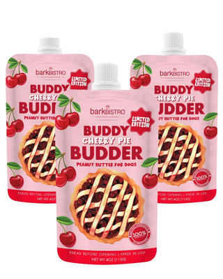 Bark Bistro - LIMITED EDITION Cherry Pie Buddy Budder - Dog Peanut Butter