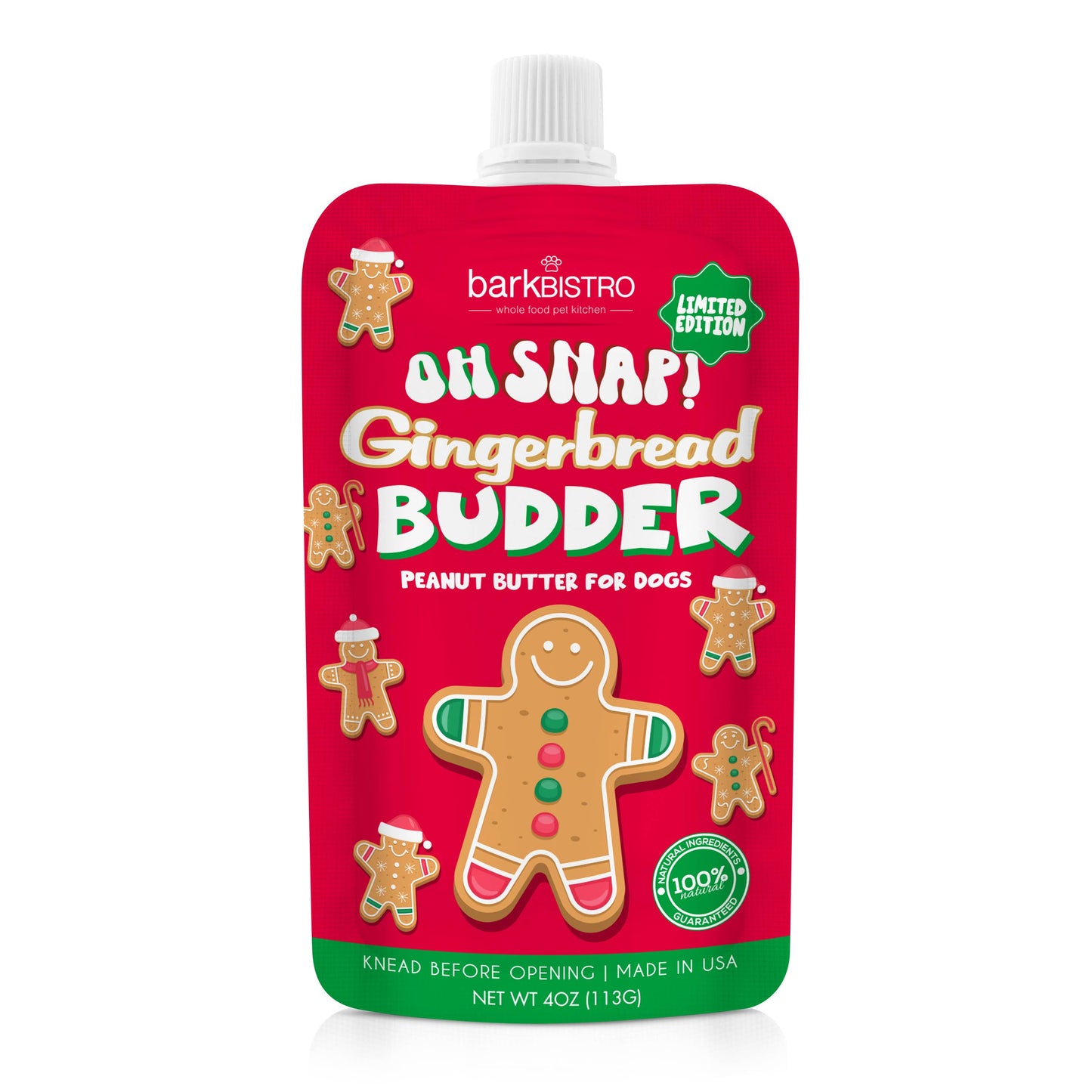Limited Edition Oh Snap! Gingerbread Holiday Buddy Budder 