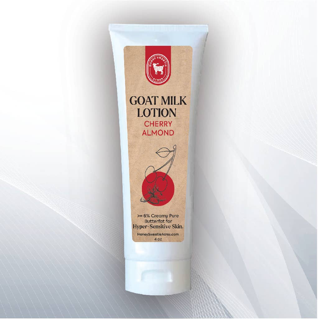 Cherry Almond Goat Milk Lotion - 4 oz