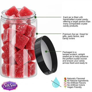 Silk Spin Sugars - Japanese Crystal Candy Jars – Cherry Flavor