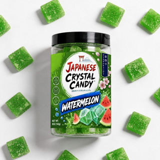 Silk Spin Sugars - Japanese Crystal Candy Jars – Watermelon Flavor
