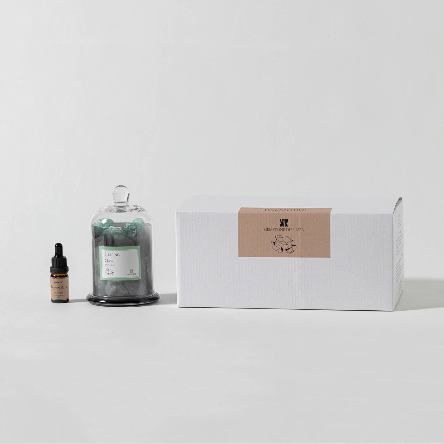 Sleeping Oasis Gemstone Diffuser [apple/amber]