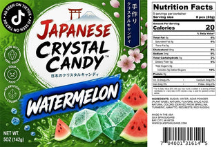 Silk Spin Sugars - Japanese Crystal Candy Jars – Watermelon Flavor