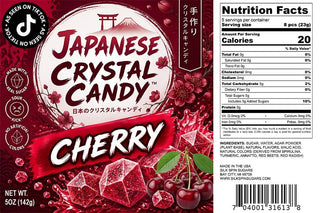 Silk Spin Sugars - Japanese Crystal Candy Jars – Cherry Flavor