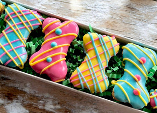 Mini Cotton Candy bones dog treat