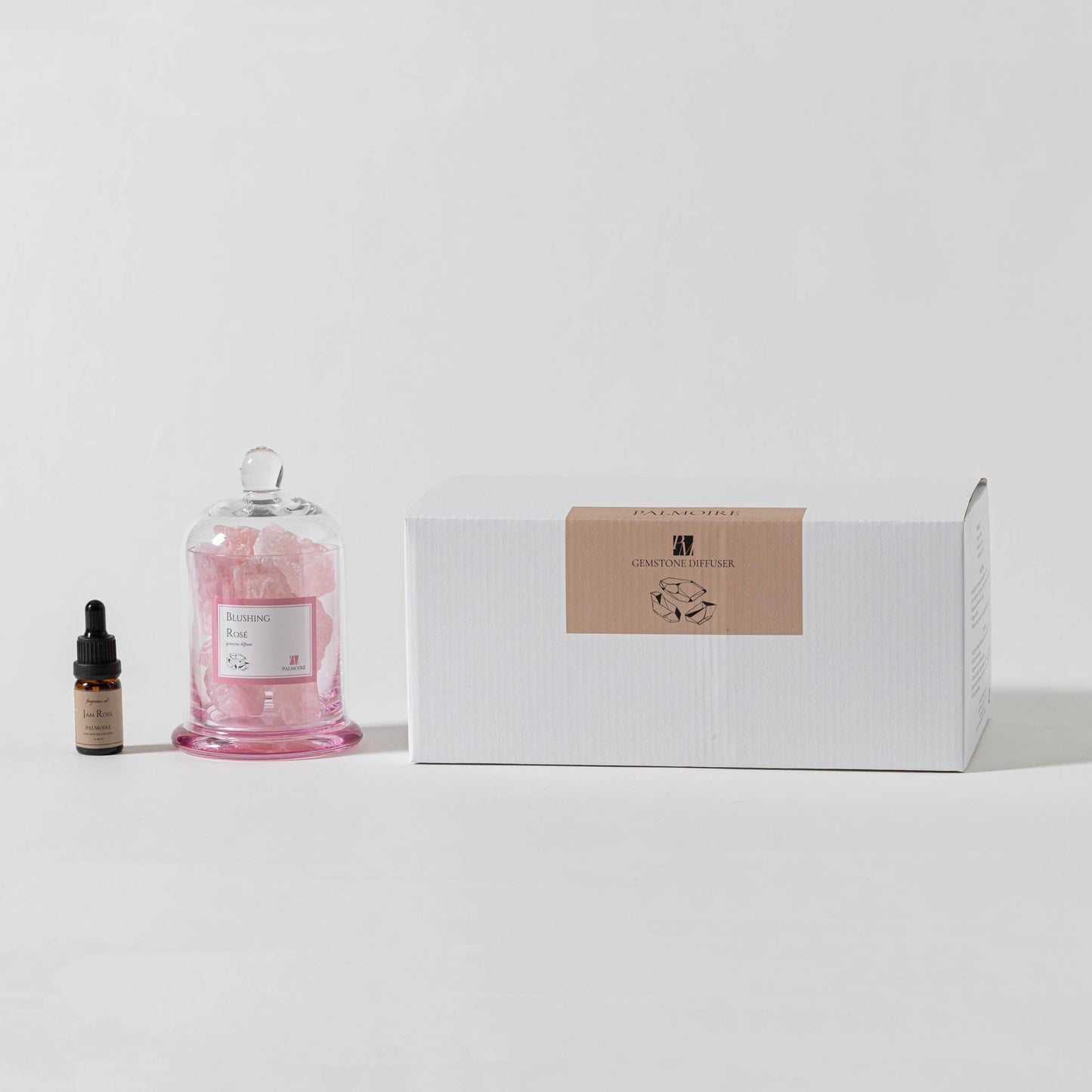 Blushing Rosé Gemstone Diffuser [rose/jasmine]