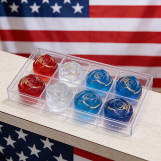 Silk Spin Sugars - Americana Crystal Candy (Kohakutou) Rose Treat Box